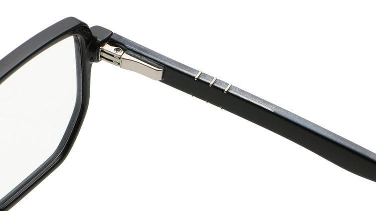 Tess Unisex Anti-Blue Light Double Bridge Oversized Square Frame Glasses