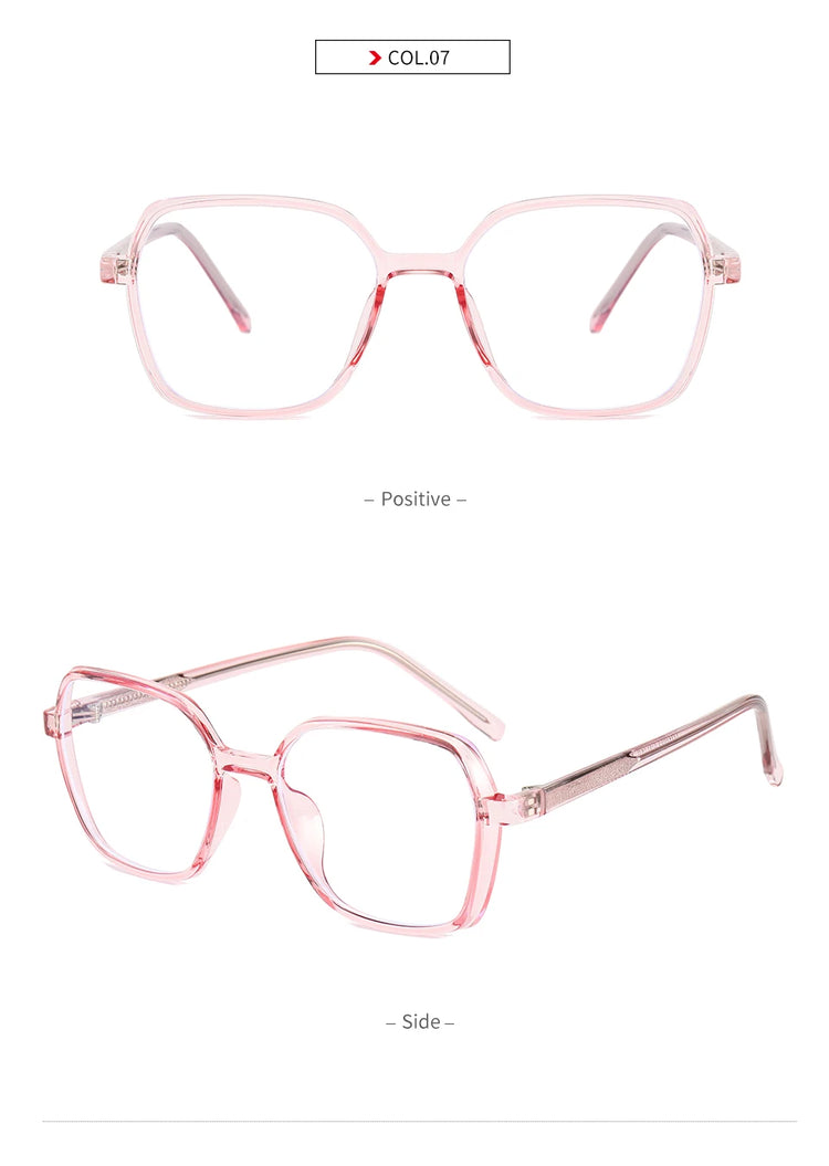 LEIGHTON UNISEX OVERSIZED SQUARE FRAME ANTI-BLUE LIGHT BLOCKING GLASSES