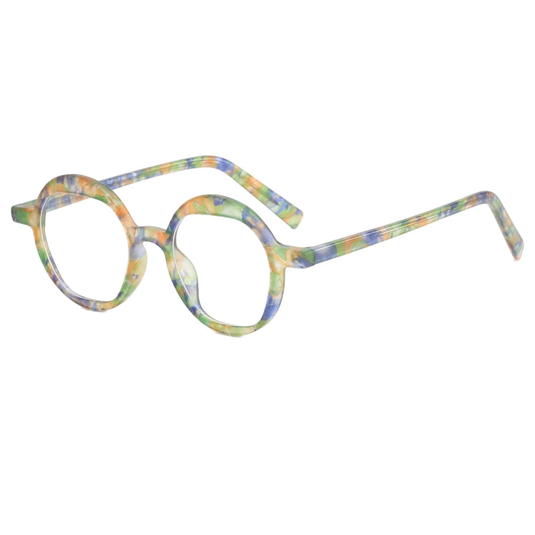 HAMILTON WOMEN'S RETRO ROUND FRAME ANTI BLUE LIGHT BLOCKING GLASSES