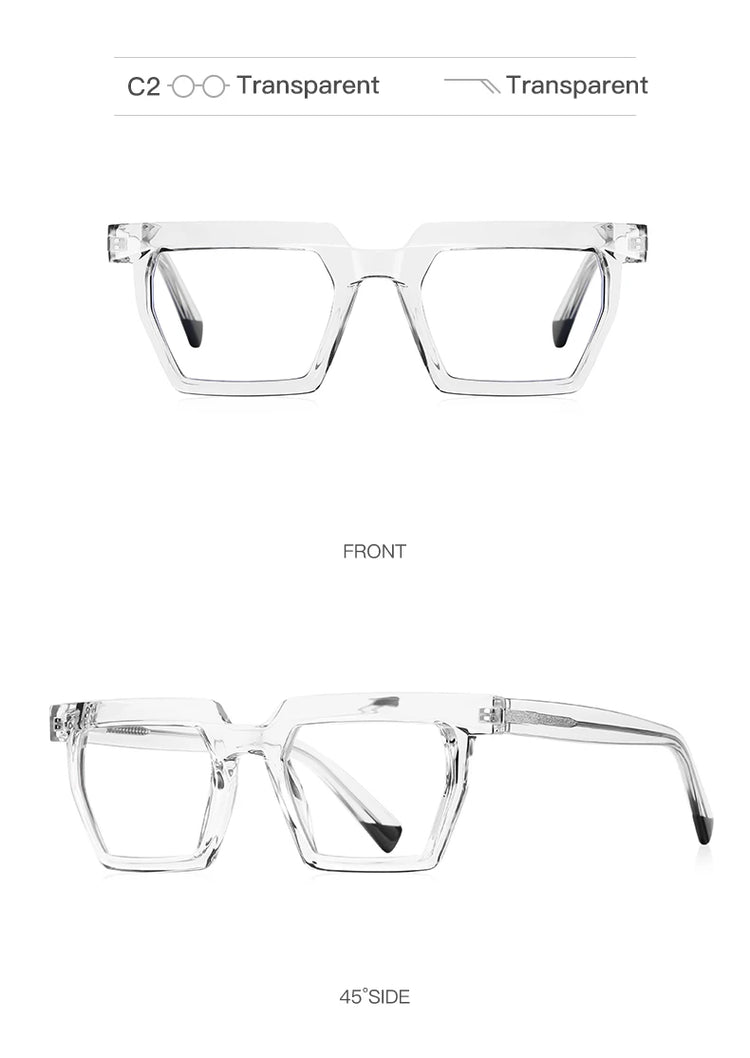 WILLIAM UNISEX TR90 BLOCK FRAME ANTI BLUE LIGHT GLASSES
