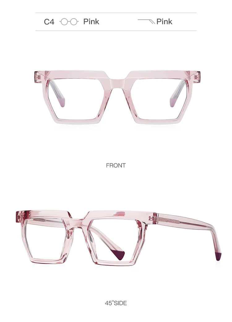 WILLIAM UNISEX TR90 BLOCK FRAME ANTI BLUE LIGHT GLASSES
