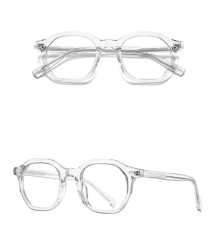 Greyson Unisex Polygon Frame Anti-Blue Light Glasses