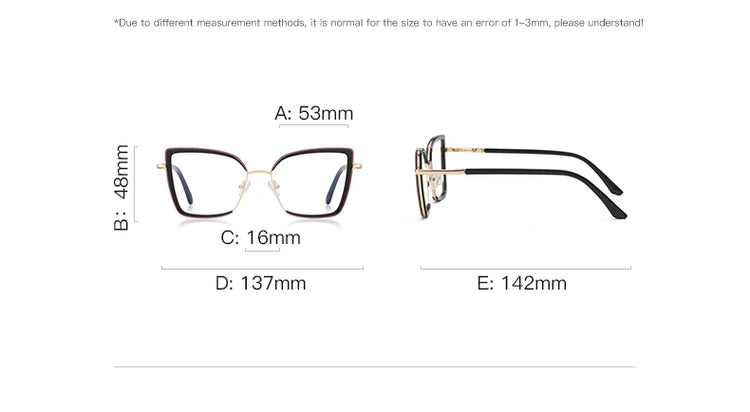 Celestial Women's Anti-Blue Light Cat-Eye Glasses