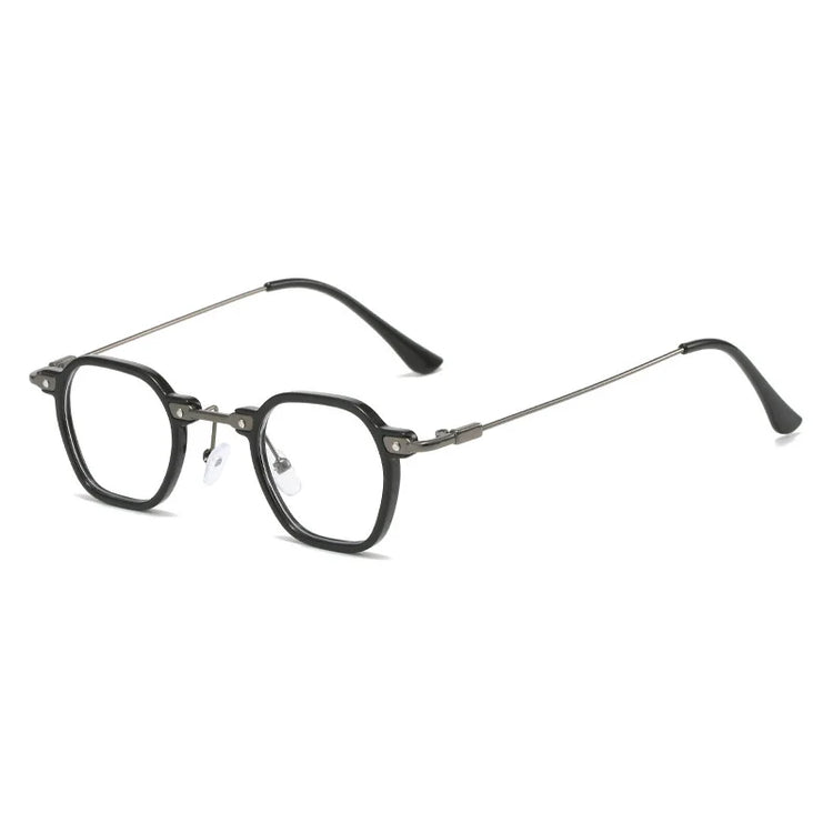EDDIE UNISEX RETRO SMALL SQUARE FRAME GRADIENT LENS SUNGLASSES