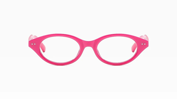 Ember Womens Small Oval Frame Anti-Blue Light Blocking Glasses