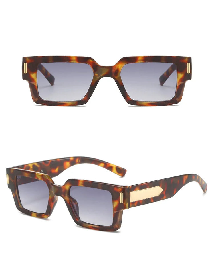 SHAUN UNISEX OVERSIZED THICK SQUARE FRAME UV400 SUNGLASSES