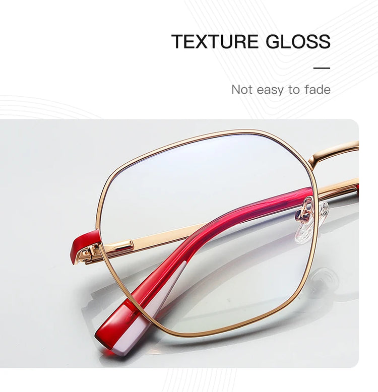 DEON UNISEX POLYGON ANTI BLUE LIGHT GLASSES