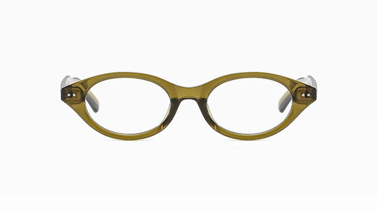 Ember Womens Small Oval Frame Anti-Blue Light Blocking Glasses