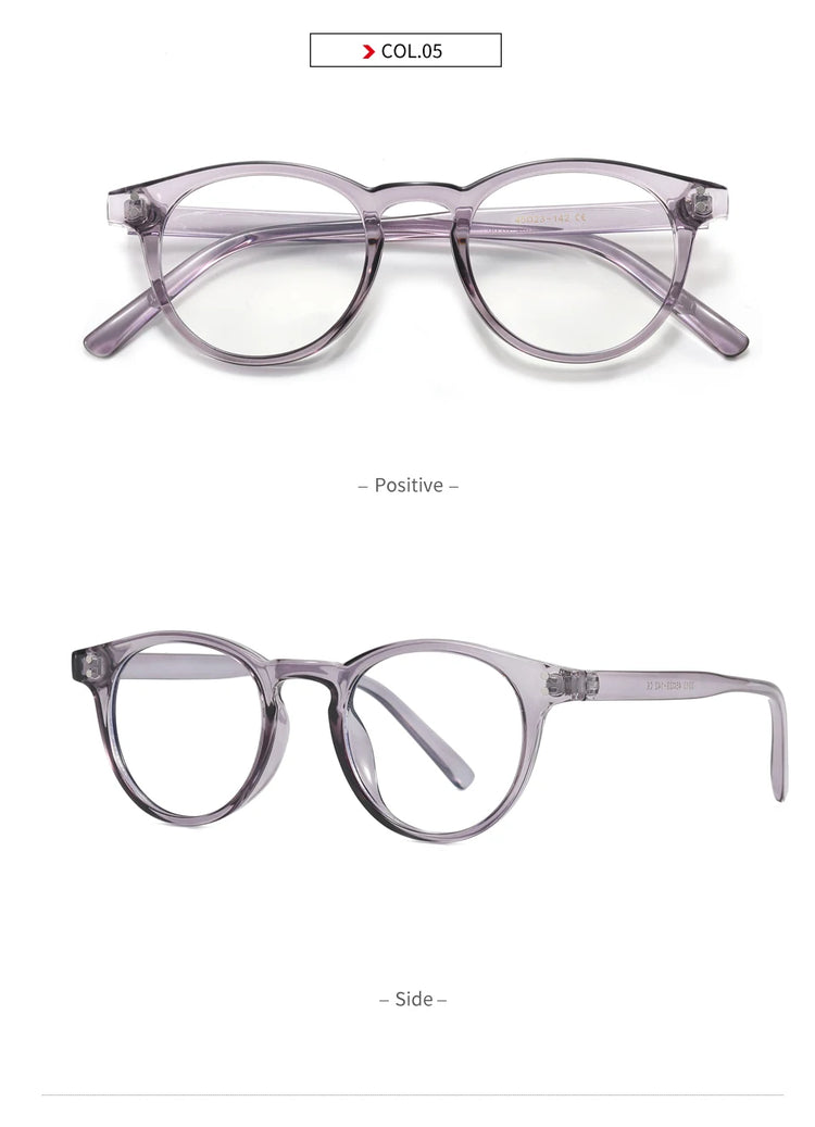 Corey Unisex Round Frame Anti-Blue Light Blocking Glasses