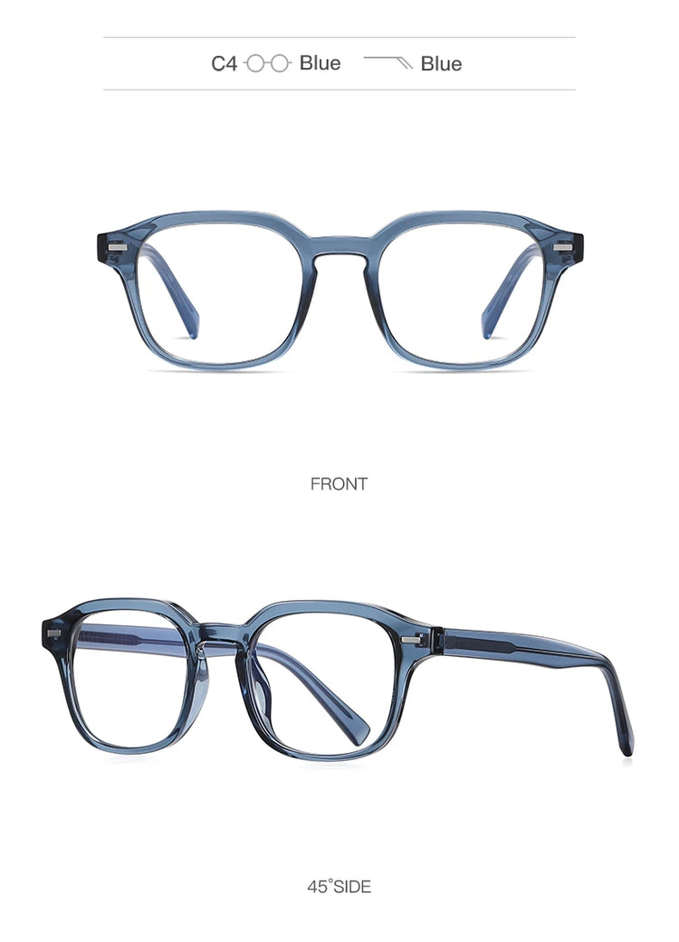 Arden Unisex Square Frame Anti-Blue Light Eyeglasses