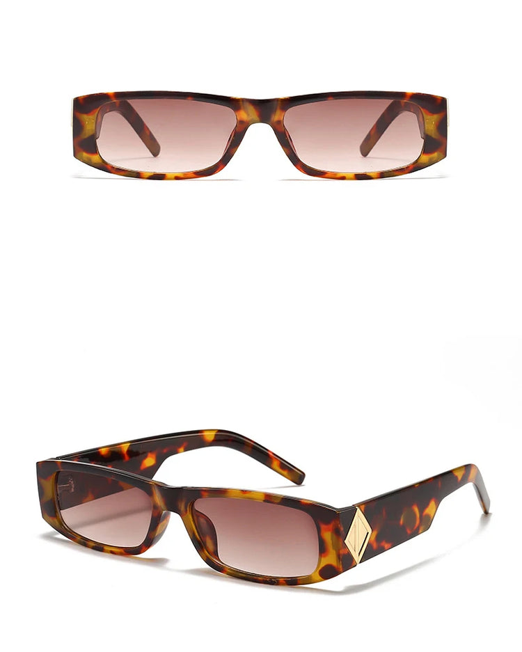 EGYPT UNISEX RETRO RECTANGULAR FRAME UV400 SUNGLASSES