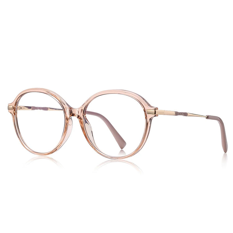 OLIVIA OVAL ANTI-BLUE LIGHT BLOCKING GLASSES