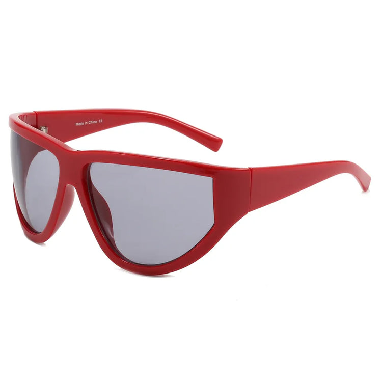 COBY UNISEX UV400 RETRO FLAT TOP CYCLING SUNGLASSES