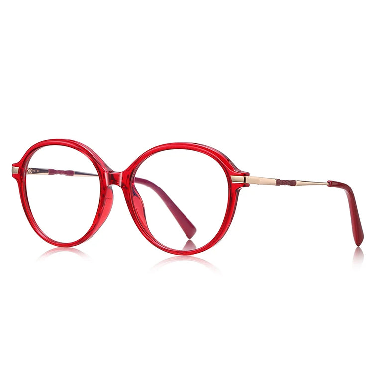 OLIVIA OVAL ANTI-BLUE LIGHT BLOCKING GLASSES