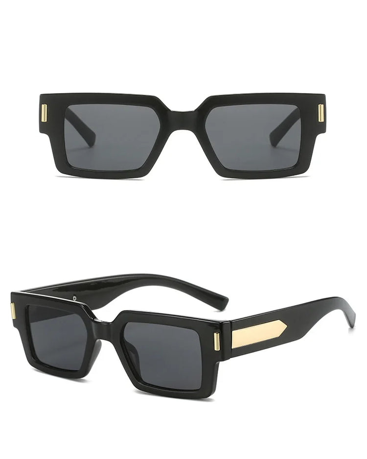 SHAUN UNISEX OVERSIZED THICK SQUARE FRAME UV400 SUNGLASSES