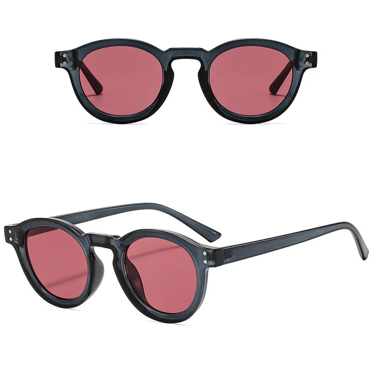 Merge Retro Round Frame UV400 Unisex Sunglasses
