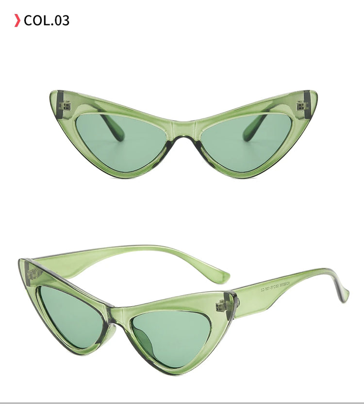 Zara Women's Small Cat-Eye Frame UV400 Sunglasses
