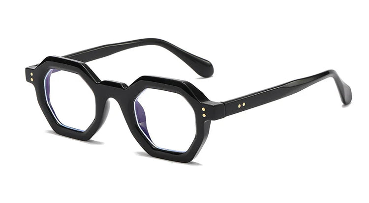 ISRAEL UNISEX RETRO HEXAGONAL FRAME POLARIZED SUNGLASSES