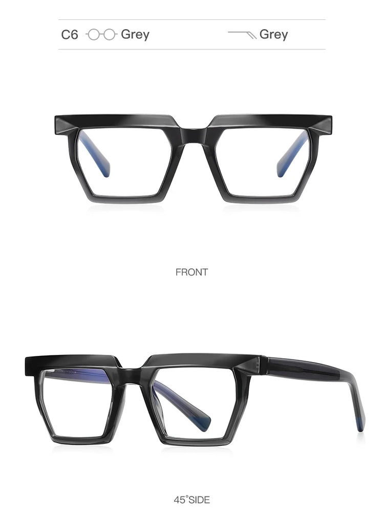 WILLIAM UNISEX TR90 BLOCK FRAME ANTI BLUE LIGHT GLASSES