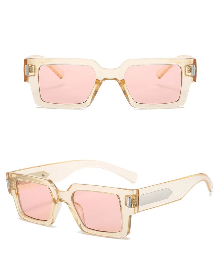 SHAUN UNISEX OVERSIZED THICK SQUARE FRAME UV400 SUNGLASSES