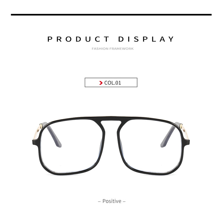 Francis Unisex Pilot Frame Anti-Blue Light Glasses