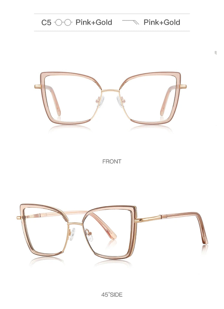 Celestial Women's Anti-Blue Light Cat-Eye Glasses