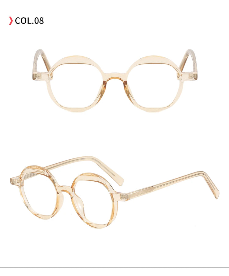 HAMILTON WOMEN'S RETRO ROUND FRAME ANTI BLUE LIGHT BLOCKING GLASSES