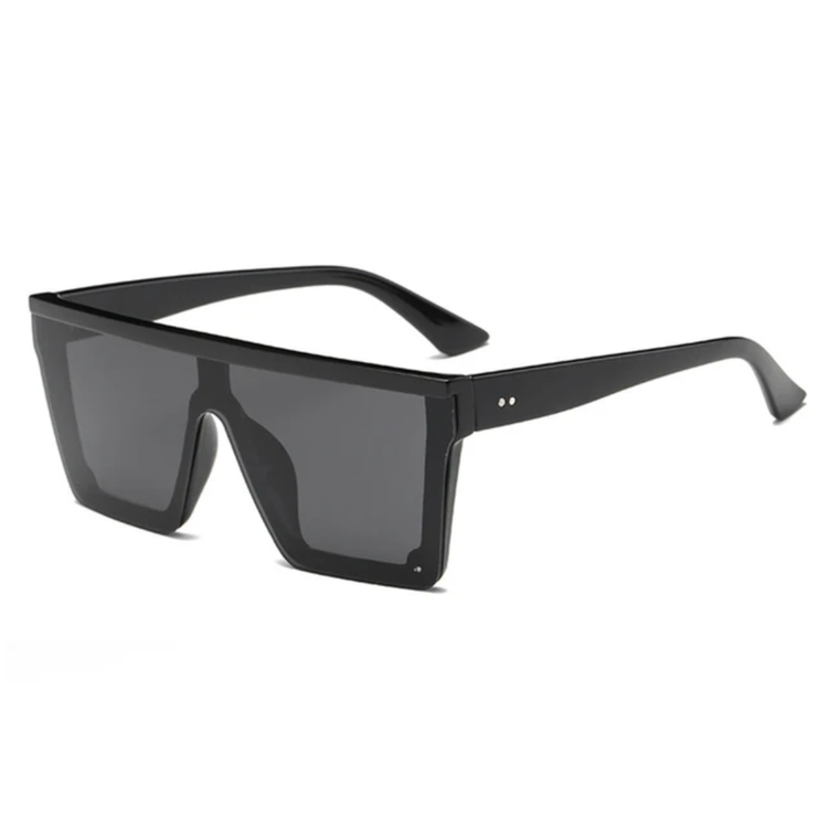 Blaze Unisex Oversized Flat Top Retro UV400 Sunglasses
