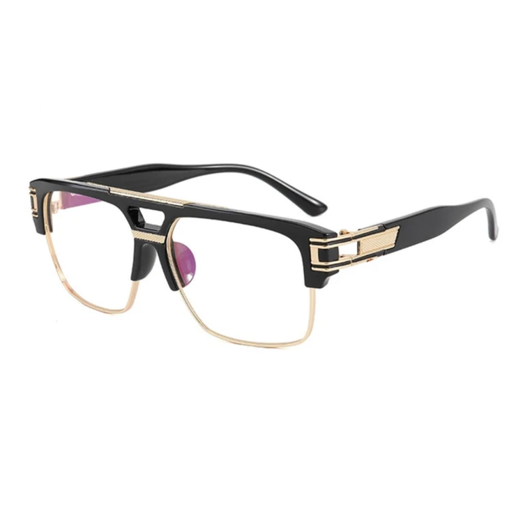 Axel Men's Half-Rim UV400 Sunglasses