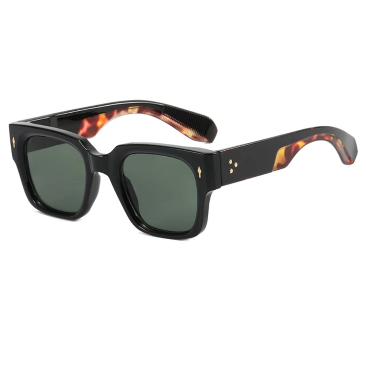 Peter Unisex Square Frame UV400 Sunglasses
