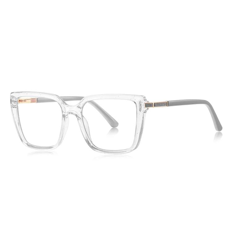 Polaris Womens Square Frame Anti Blue Light Blocking Glasses