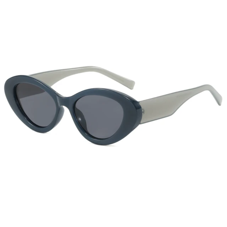Solstice Women's UV400 Two-Tone Cat Eye Frame Sunglasses
