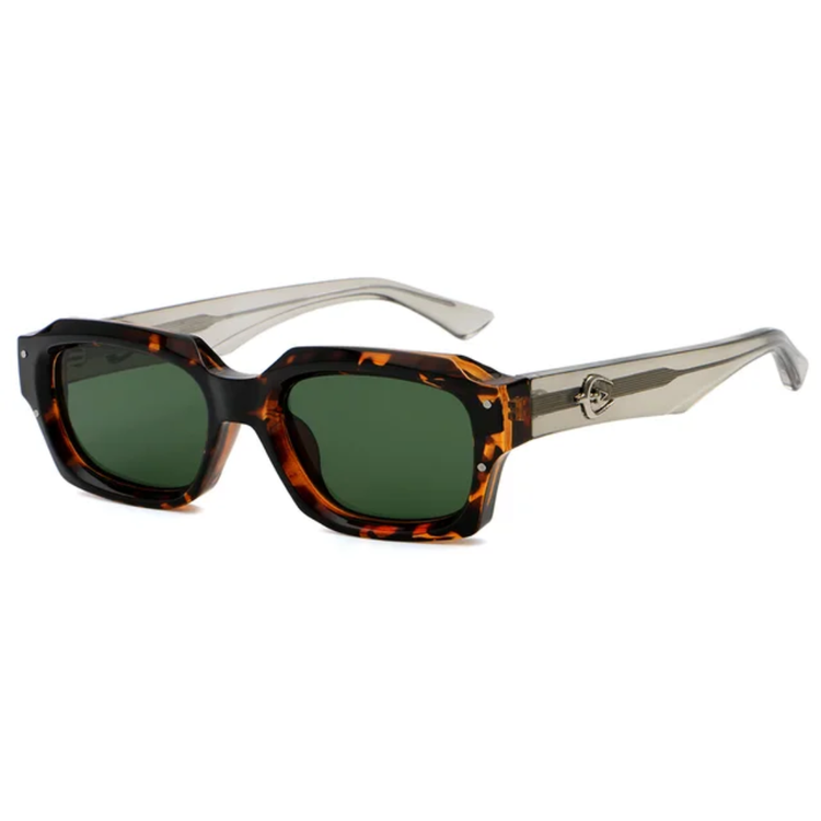 Griffin Unisex Square Frame UV400 Sunglasses