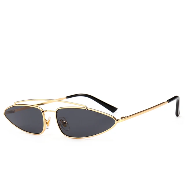 Verve Womens UV400 Metal Frame cat Eye Sunglasses