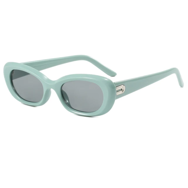Fable Women's Small Oval Frame UV400 Sunglasses