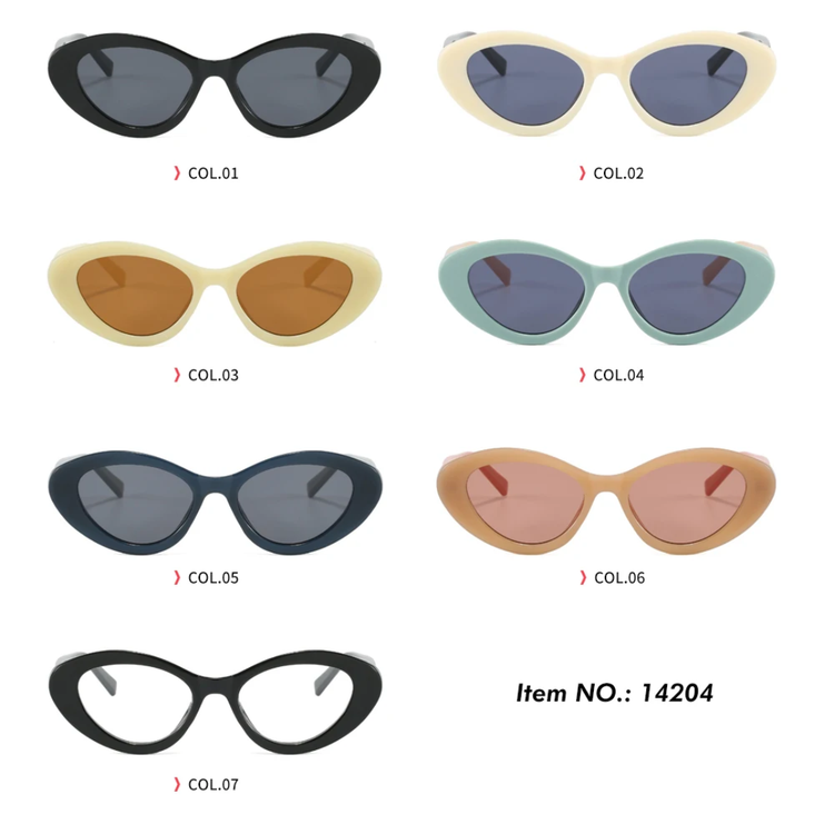 Solstice Women's UV400 Two-Tone Cat Eye Frame Sunglasses