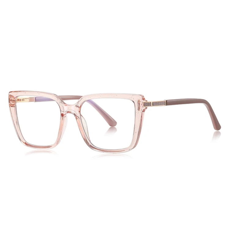 Polaris Womens Square Frame Anti Blue Light Blocking Glasses