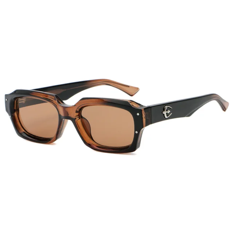 Griffin Unisex Square Frame UV400 Sunglasses