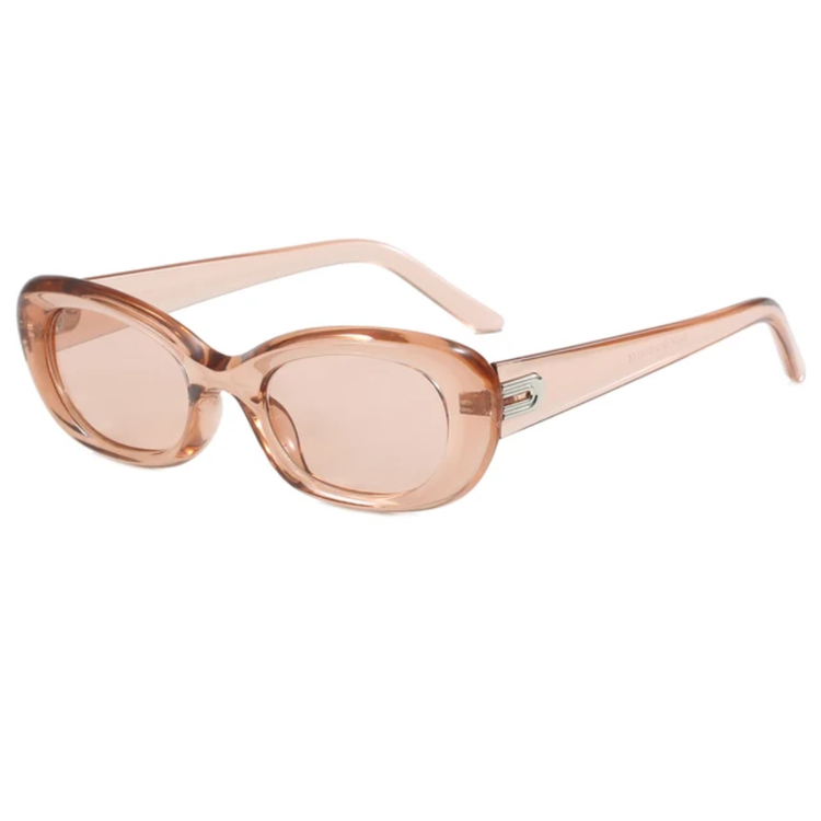 Fable Women's Small Oval Frame UV400 Sunglasses
