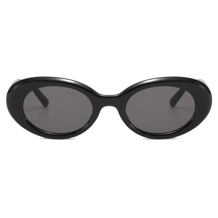 Iris Women's Small Retro Oval Frame UV400 Sunglasses