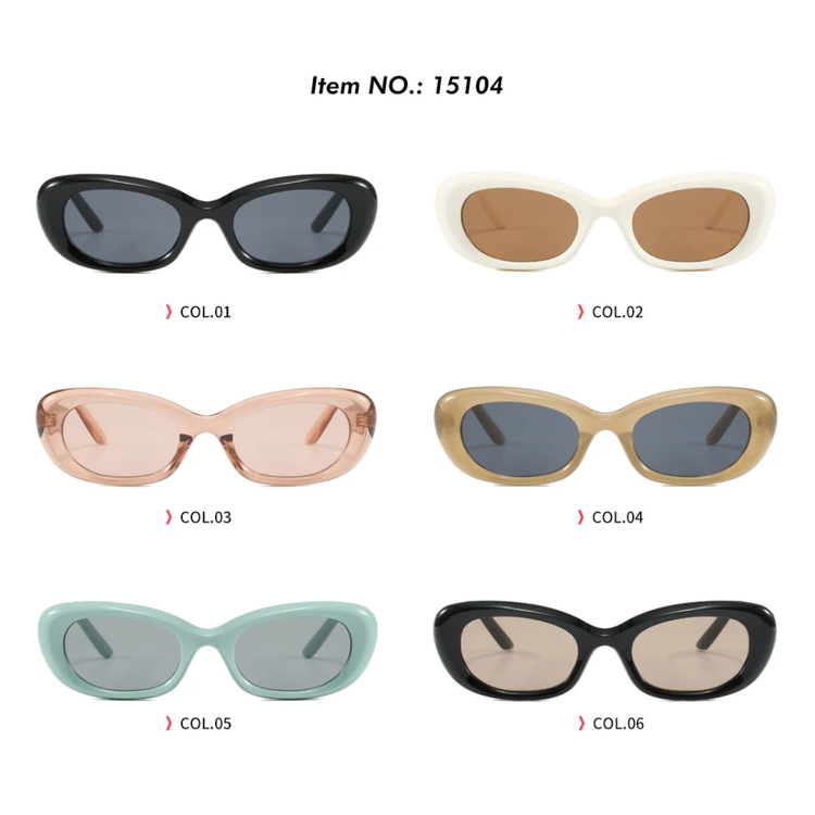 Fable Women's Small Oval Frame UV400 Sunglasses