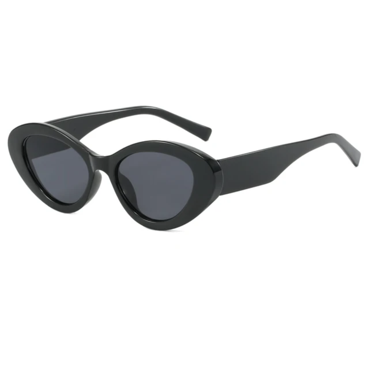 Solstice Women's UV400 Two-Tone Cat Eye Frame Sunglasses