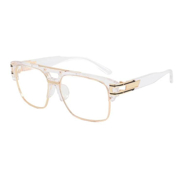 Axel Men's Half-Rim UV400 Sunglasses