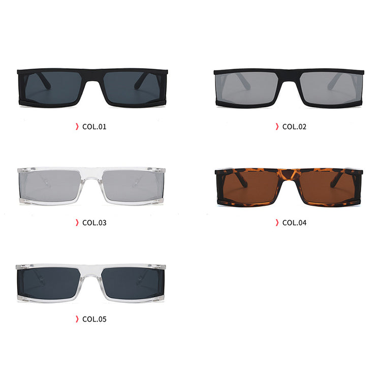 FRANKIE Unisex UV400 Rectangle Frame Sunglasses