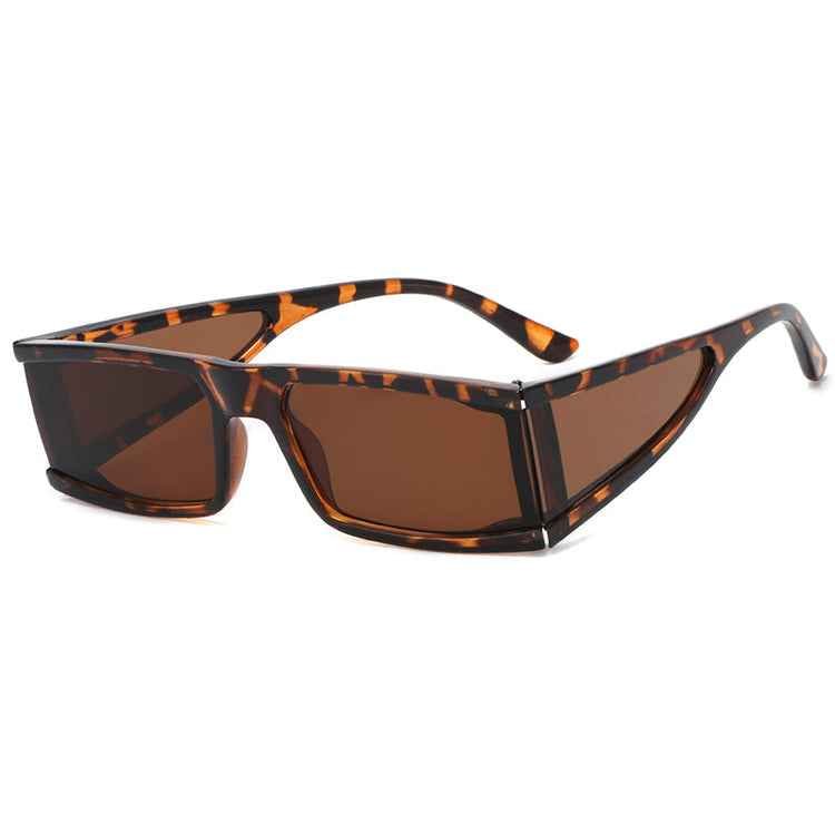 FRANKIE UNISEX UV 400 RECTANGLE FRAME SUNGLASSES
