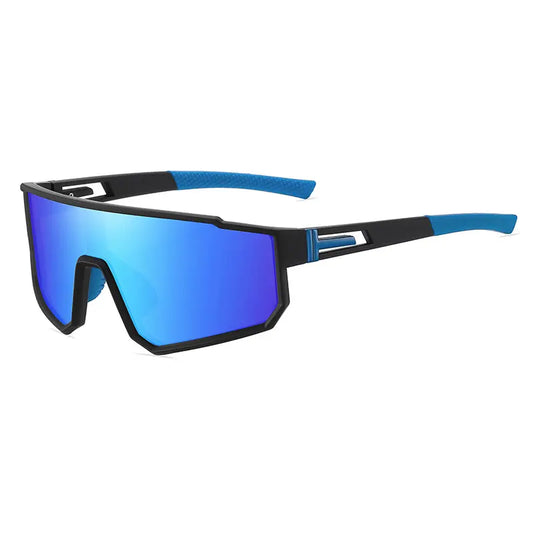 AIDYN UNISEX POLARIZED SPORTY SHIELD FRAME SUNGLASSES
