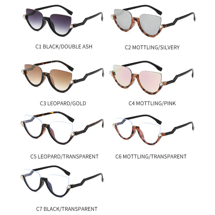 HELEN WOMEN'S UV400 VINTAGE CAT EYE SUNGLASSES