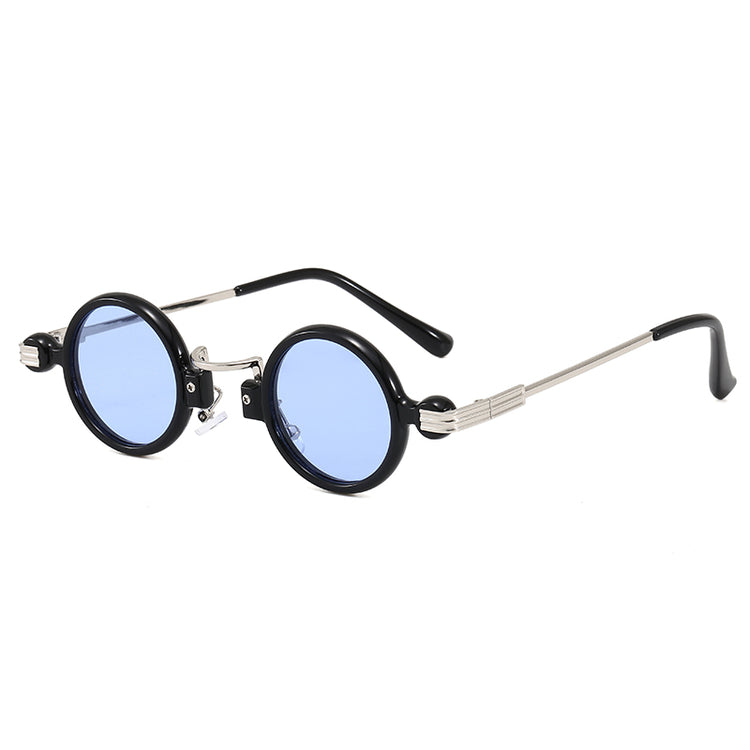 LEE UNISEX UV400 SMALL RETRO STEAMPUNK ROUND GLASSES
