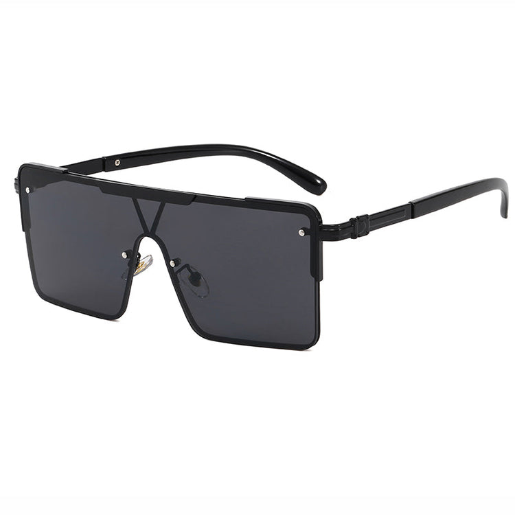 AIDEN UNISEX UV 400 RECTANGLE FRAMELESS FLAT-TOP SHADES