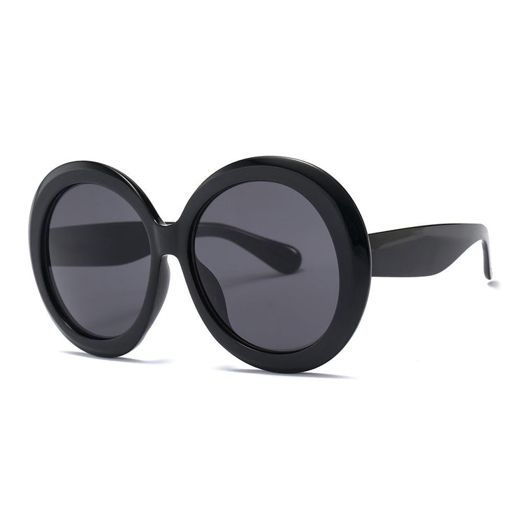 LORI OVERSIZED RETRO ROUND GRADIENT WOMEN'S SUNGLASSES